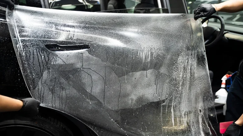 Paint Protection Film installation on 2022 Porsche Macan