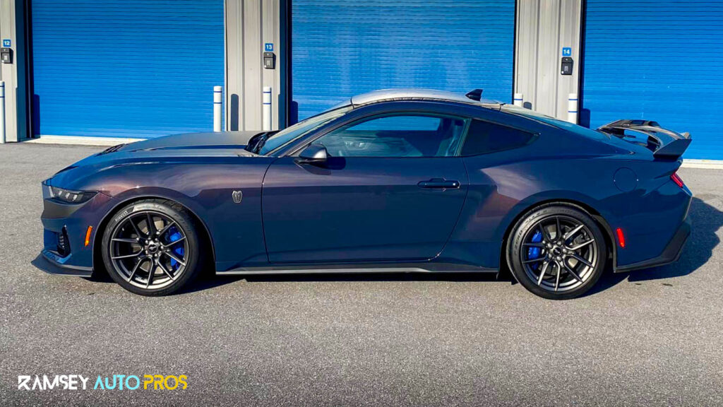 2025 Ford Mustang Dark Horse after Auto Detailing, Paint Protection Film and Window Tint